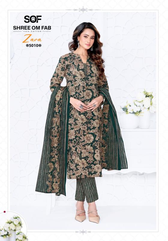 Sof zara vol-5 wholesale cotton dress materials new catalogue